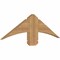 Ekena Millwork Bellingham Timber Gable Bracket, Western Red Cedar, 36"W x 10"H x 1 1/2"D x 5 1/2"F, 7/12 Pitch GBW036X10X0206BEL00SWR - alternate 4